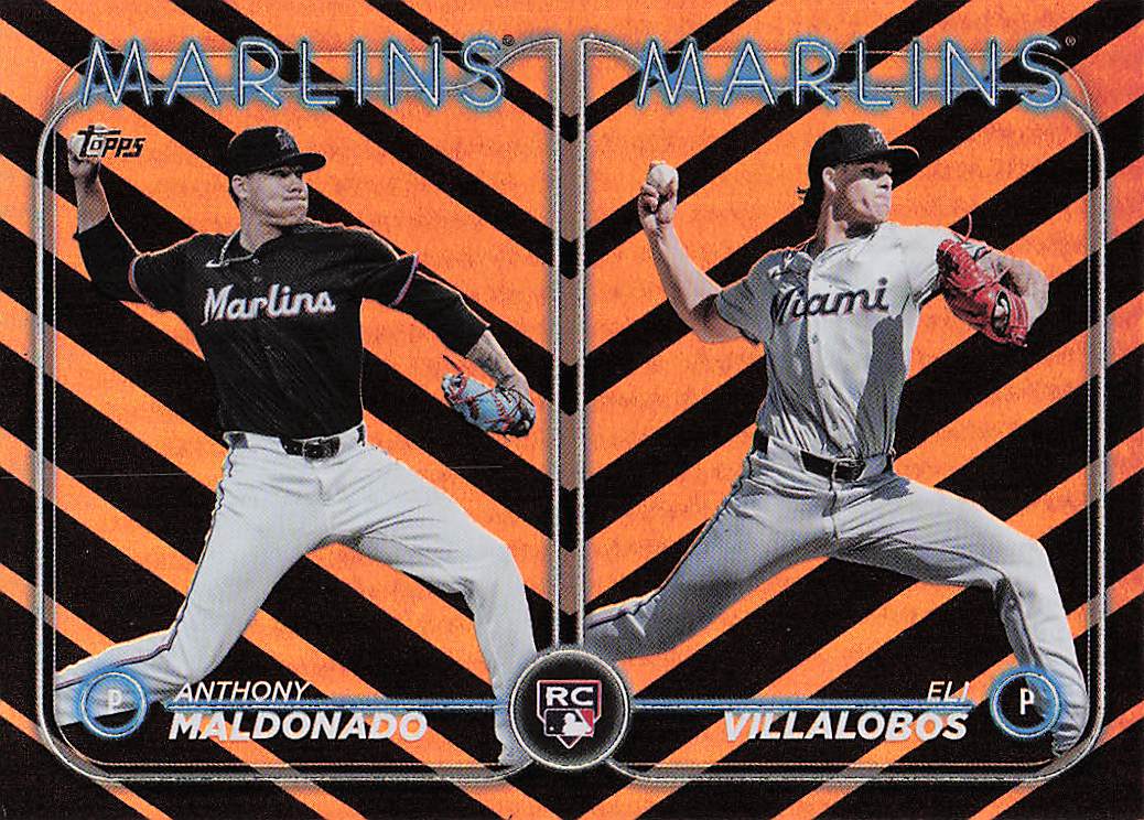 2024 Topps Update Baseball Holiday Eli Villalobos / Anthony Maldonado #US305
