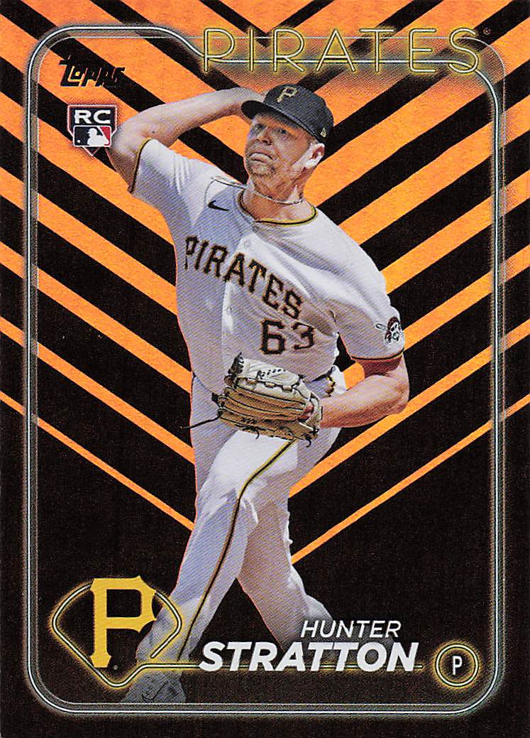 2024 Topps Update Baseball Holiday Hunter Stratton #US348 Rookie