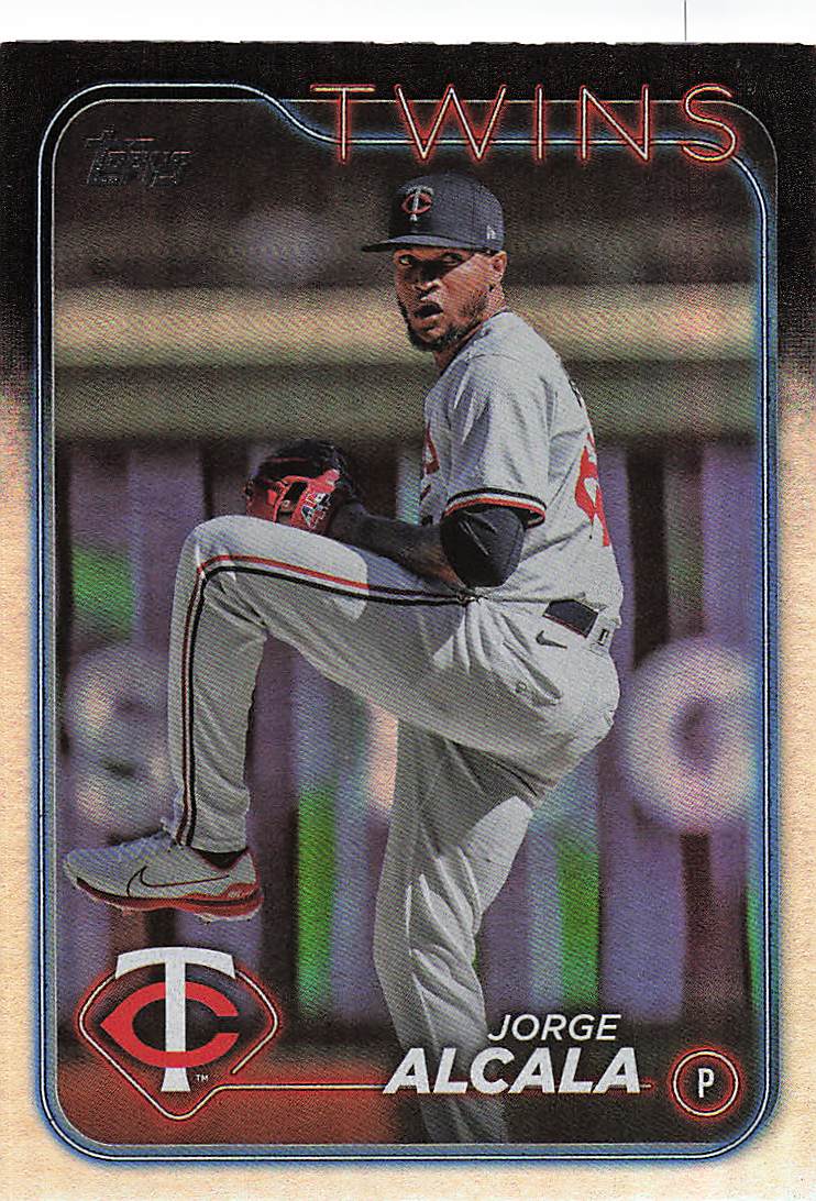 2024 Topps Update Baseball Rainbow Foil Jorge Alcala #US4