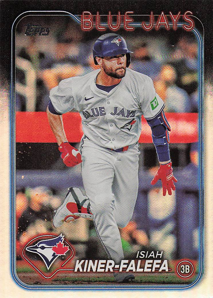 2024 Topps Update Baseball Rainbow Foil Isiah Kiner-Falefa #US9