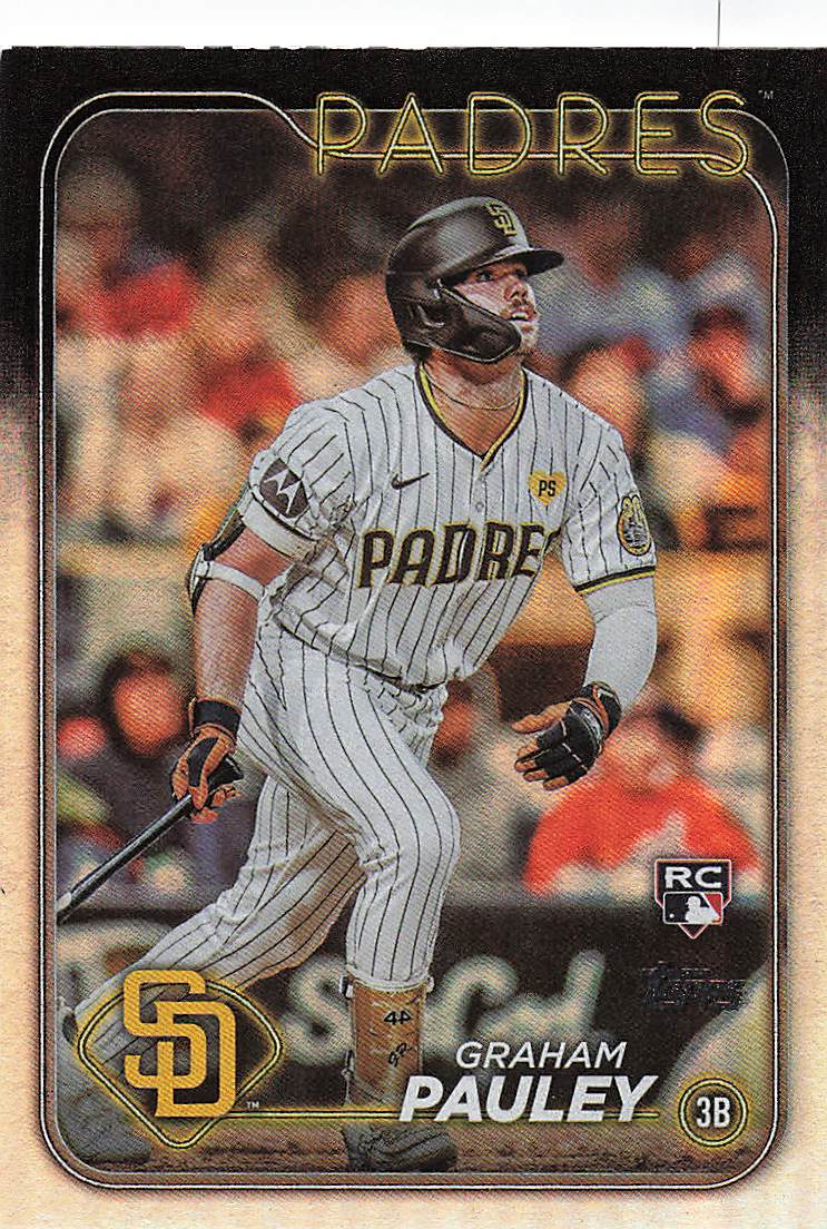 2024 Topps Update Baseball Rainbow Foil Graham Pauley #US84 Rookie