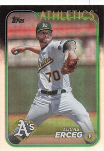 2024 Topps Update Baseball Rainbow Foil Lucas Erceg #US93