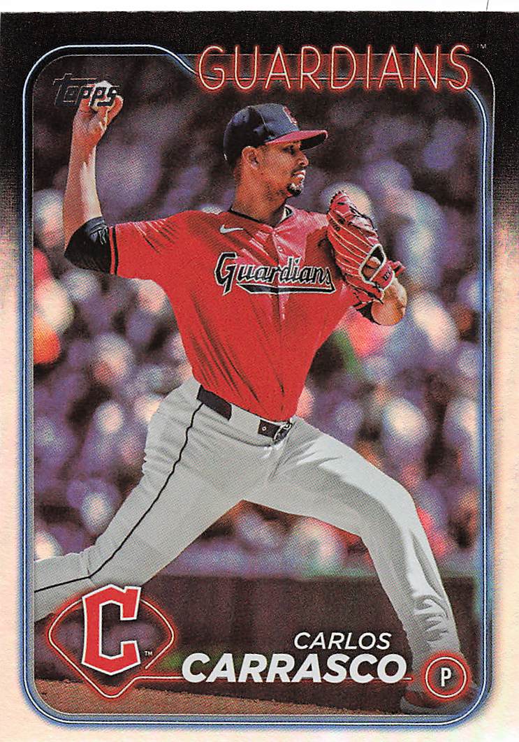 2024 Topps Update Baseball Rainbow Foil Carlos Carrasco #US118