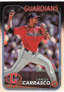 2024 Topps Update Baseball Rainbow Foil Carlos Carrasco #US118