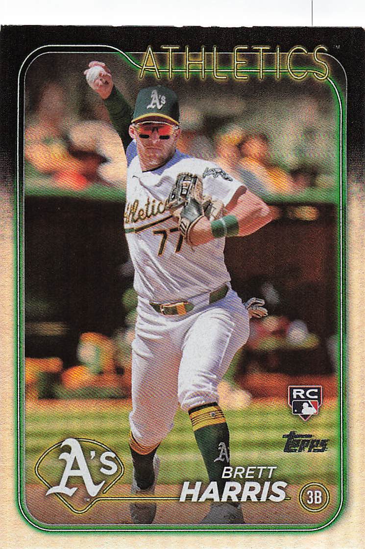 2024 Topps Update Baseball Rainbow Foil Brett Harris #US199 Rookie