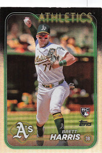 2024 Topps Update Baseball Rainbow Foil Brett Harris #US199 Rookie