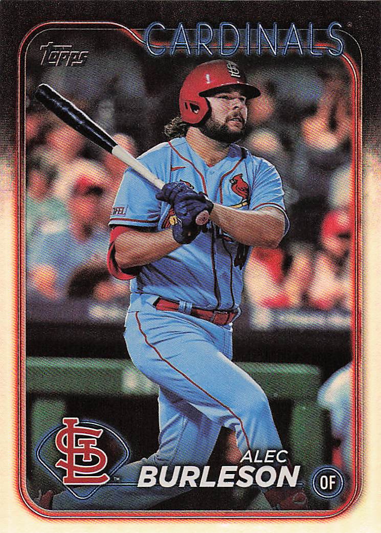 2024 Topps Update Baseball Rainbow Foil Alec Burleson #US256