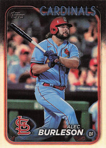 2024 Topps Update Baseball Rainbow Foil Alec Burleson #US256