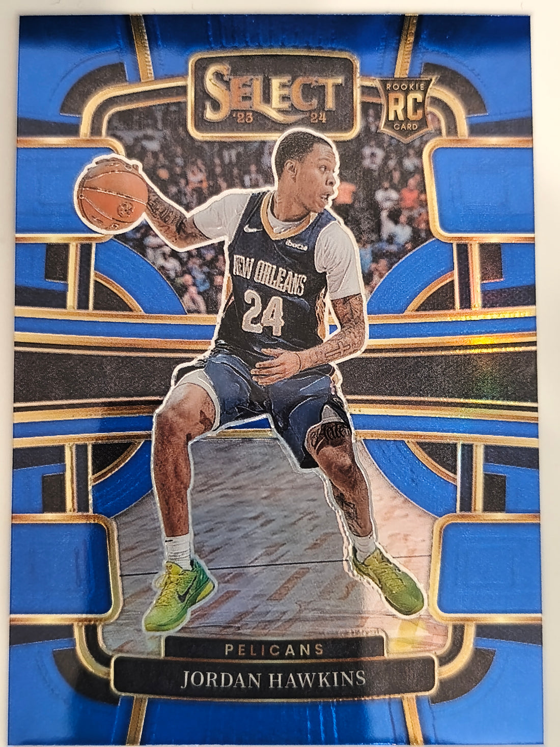 2023-24 Panini Select Basketball Blue (Retail Base) Jordan Hawkins #72 Rookie