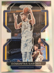 2021-22 Panini Prizm Basketball Silver Domantas Sabonis #183