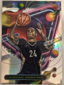 2023-24 Topps Chrome Cosmic Basketball Refractors Jordan Hawkins #163 Rookie
