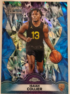 2024-25 Topps Chrome Sapphire Sapphire Selections Isaiah Collier #SS-17 RC