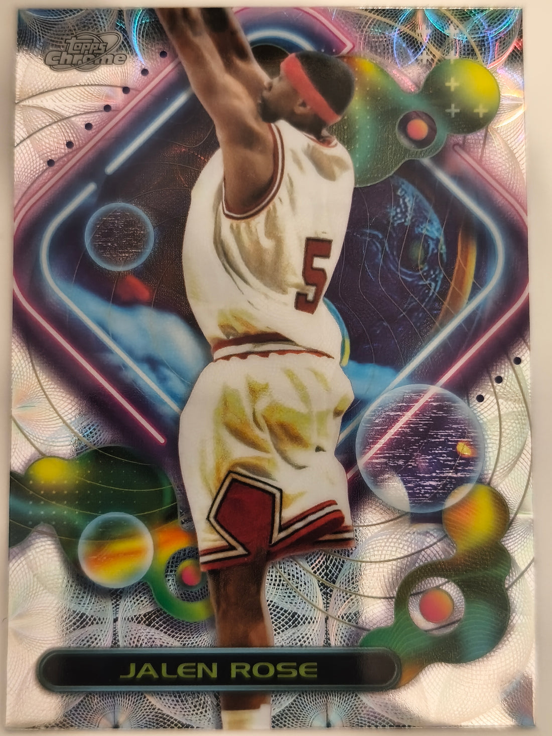2023-24 Topps Chrome Cosmic Basketball Nucleus Refractors Jalen Rose #142