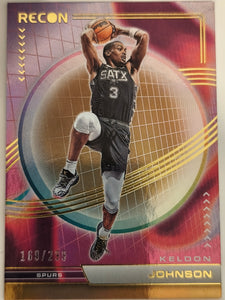 2022-23 Panini Recon Basketball Holo Bronze 169/299 Keldon Johnson #42