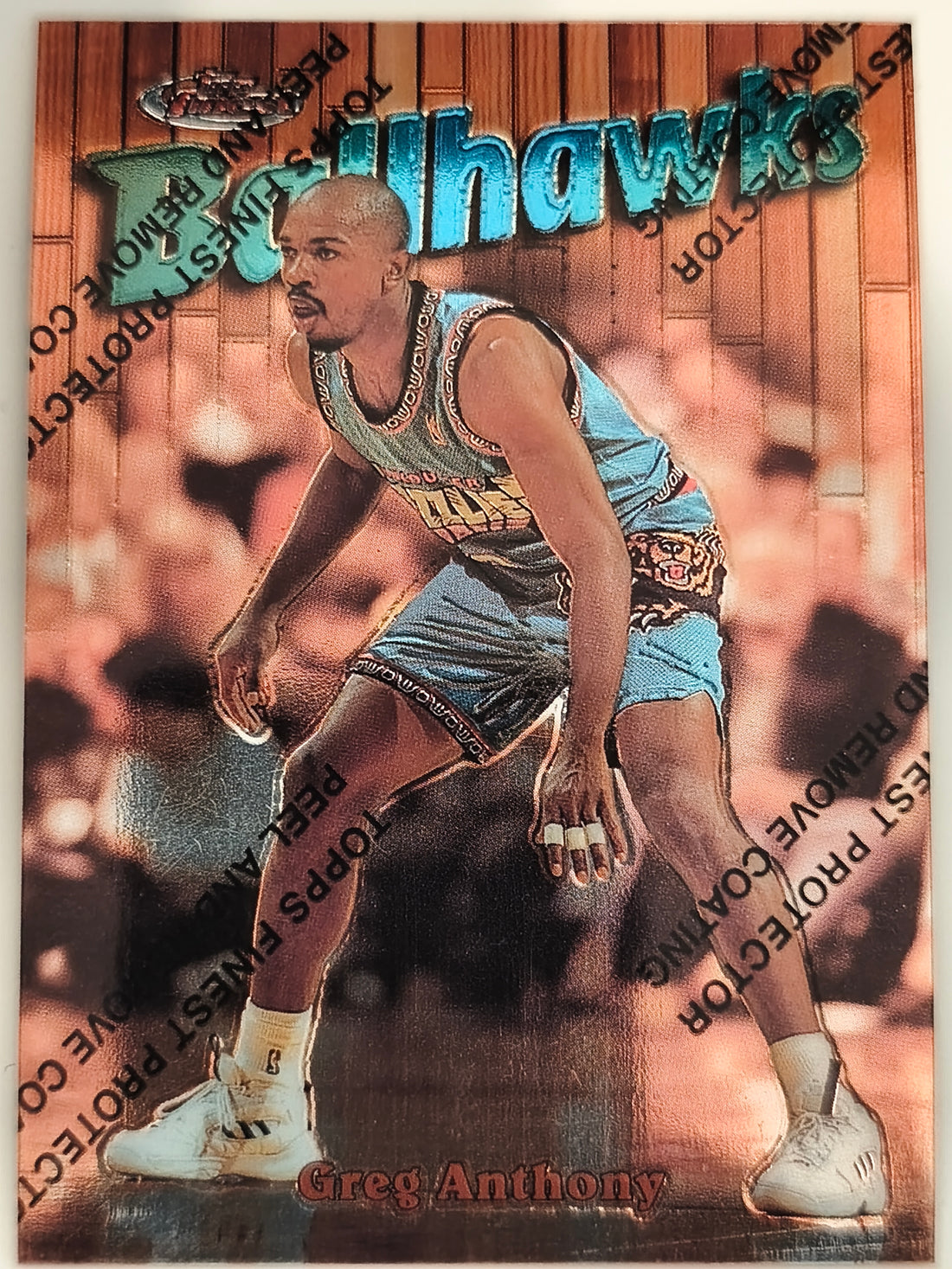 1998-99 Topps Finest Ballhawks Refractor Greg Anthony #55