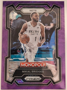 2023-24 Panini Prizm Monopoly Basketball Pink Mikal Bridges #10