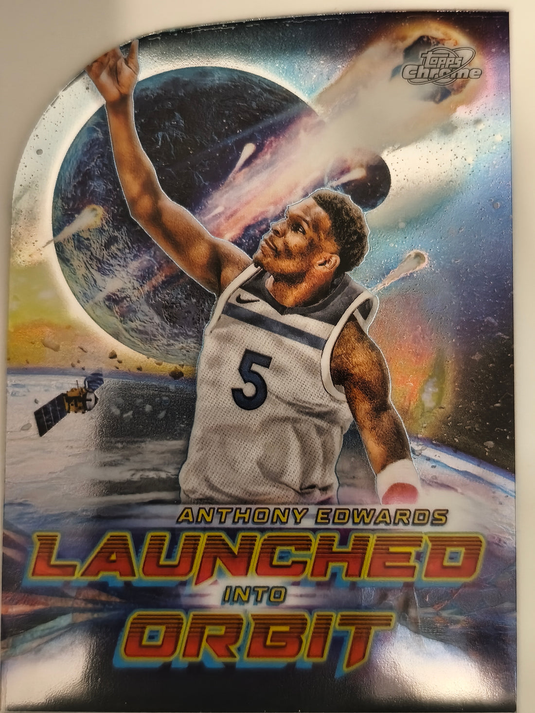 2023-24 Topps Chrome Cosmic Launched Into Orbit Anthony Edwards #LIO-14