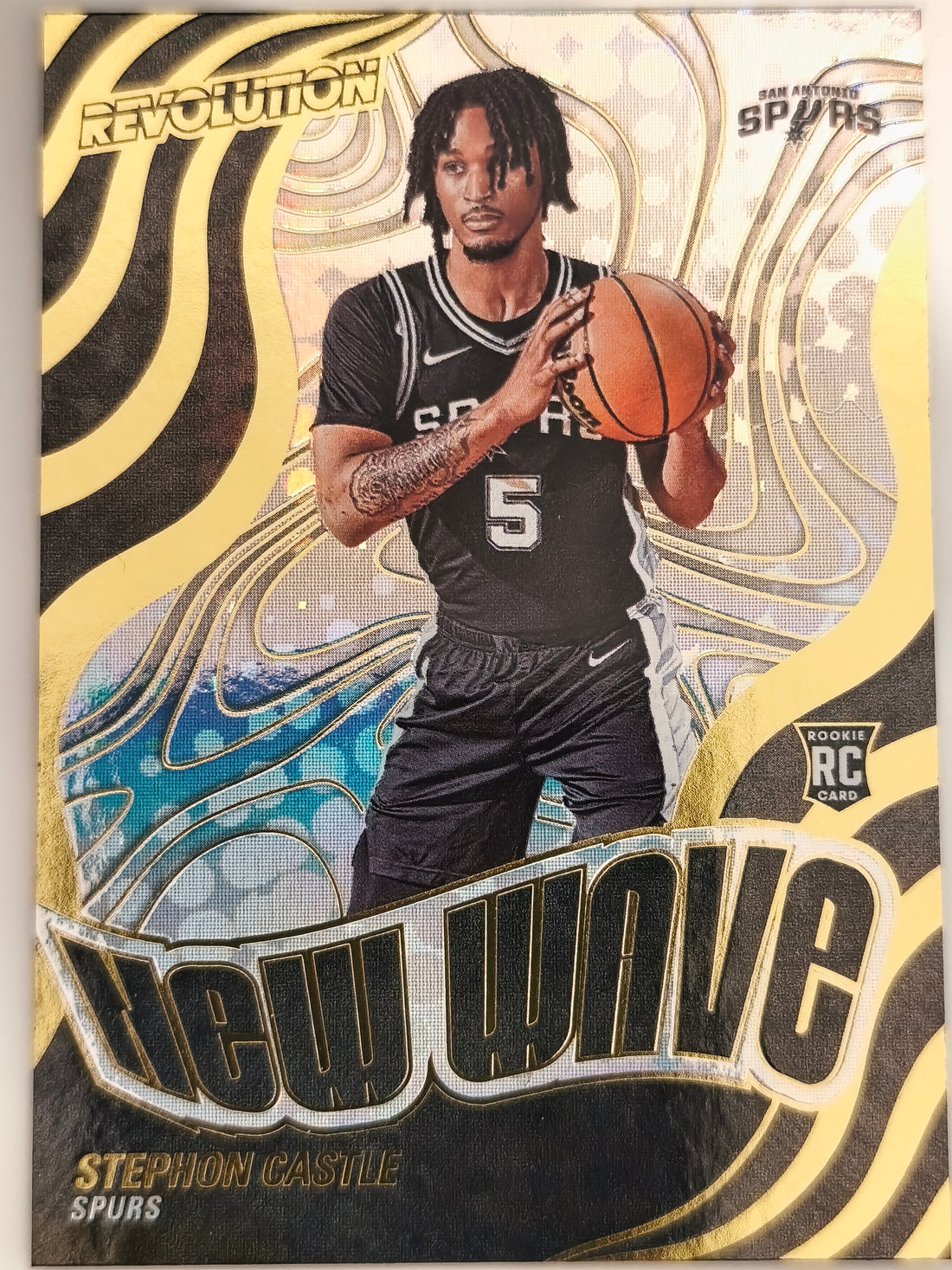 2024-25 Panini Revolution Basketball New Wave Stephon Castle #18