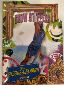 2024-25 Finest Basketball Showstoppers Refractor Shai Gilgeous-Alexander #S-7