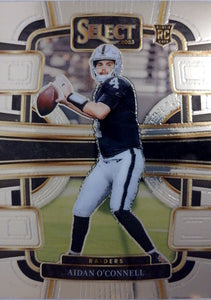 2023 Panini Select Football Aidan O'Connell #58 Rookie