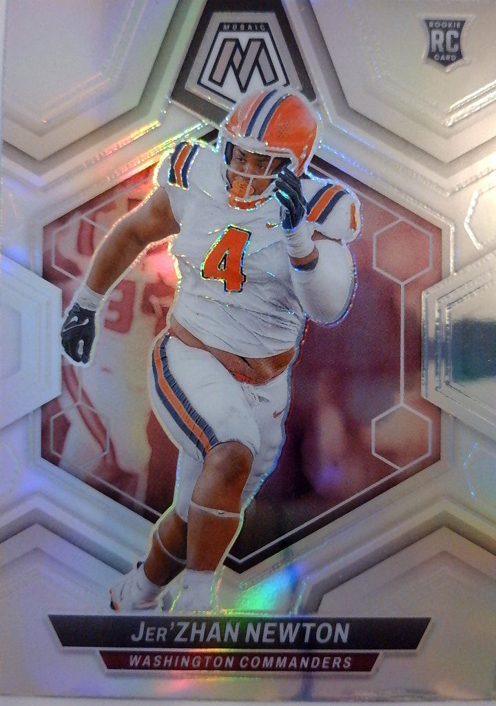 2024 Panini Mosaic Football Silver Jer'Zhan Newton #336