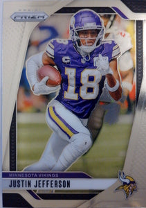 2024 Panini Prizm Football Purple Wave Justin Jefferson #187