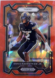 2024 Panini Prizm Draft Picks Football Red Ice Ennis Rakestraw Jr. #189