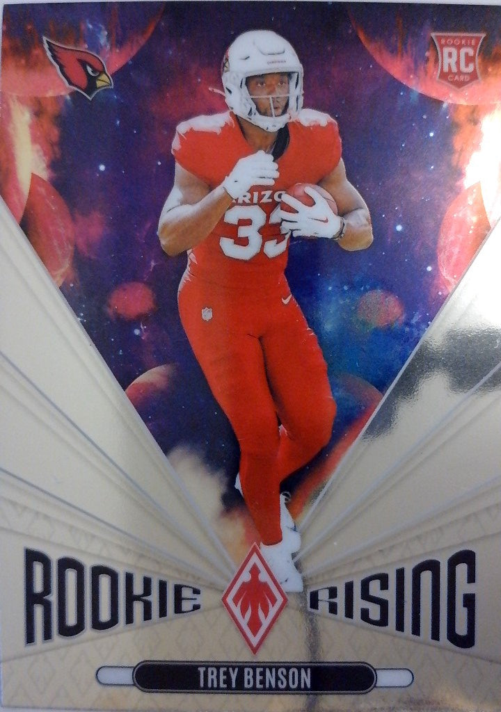 2024 Panini Phoenix Football Rookie Rising Trey Benson #RR-TBN