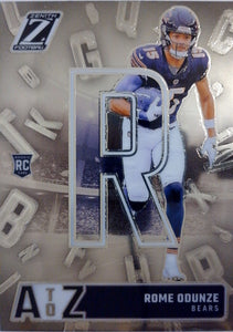 2024 Panini Zenith Football A to Z Rome Odunze #18
