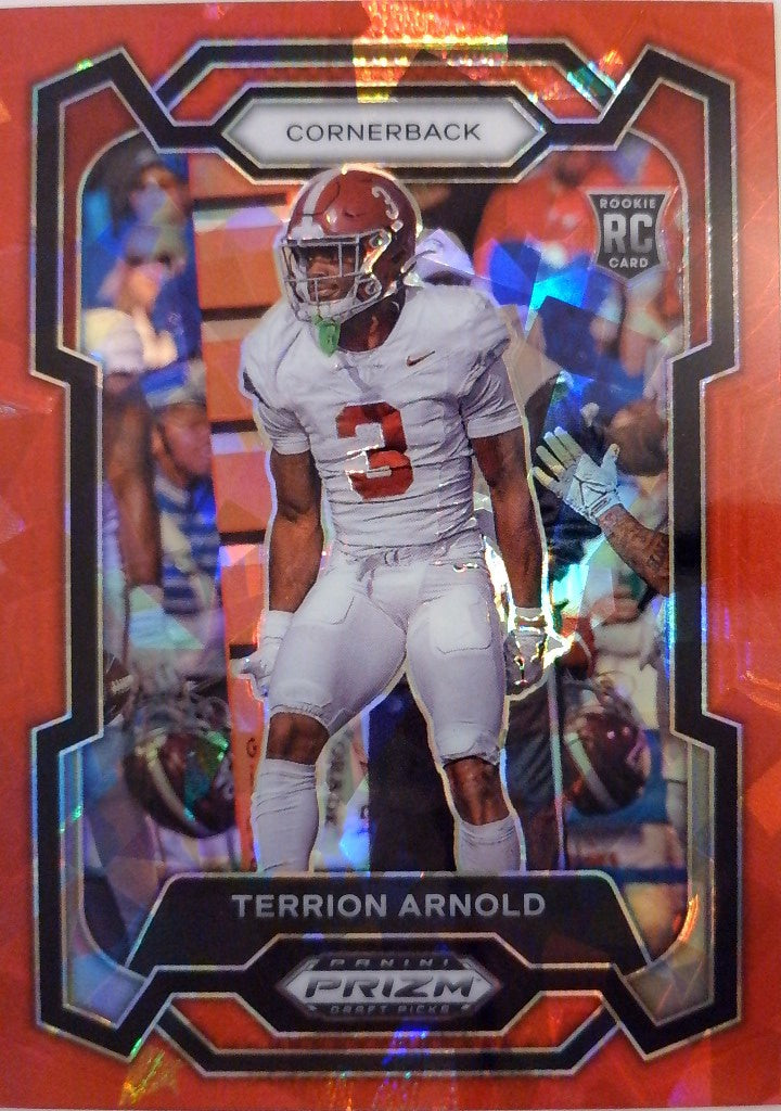 2024 Panini Prizm Draft Picks Football Red Ice Terrion Arnold #116