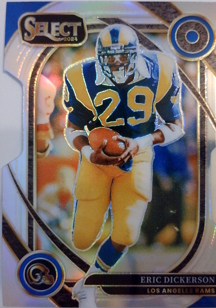 2024 Panini Select Football Silver Prizm Die Cut Eric Dickerson #255