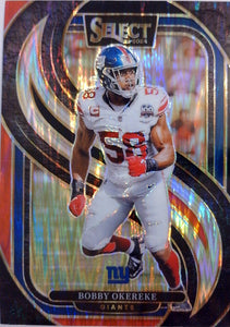 2024 Panini Select Football Black & Red Prizm Shock Bobby Okereke #109