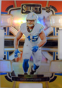 2023 Panini Select Red and Yellow Prizms Die Cuts Tuli Tuipulotu #53