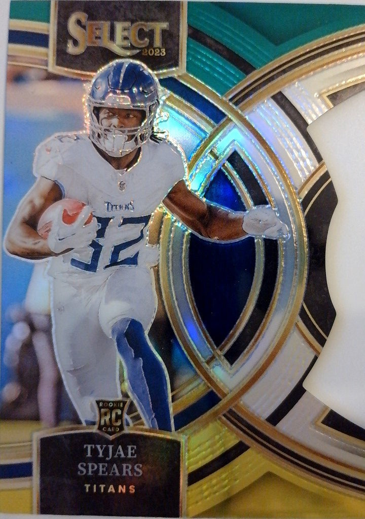 2023 Panini Select Football Silver Prizms Die Cuts Tyjae Spears #172