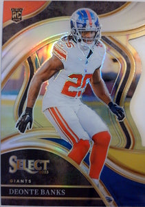 2023 Panini Select Football Red and Blue Prizms Die Cuts Deonte Banks #278