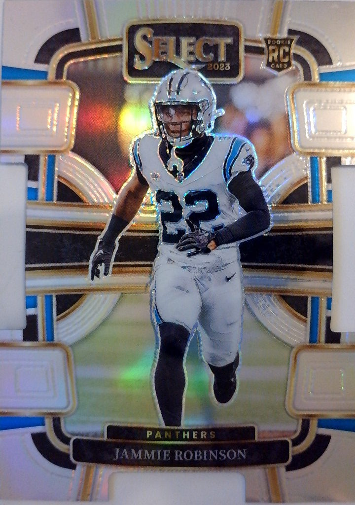 2023 Panini Select Football Silver Prizms Die Cuts Jammie Robinson #15 Rookie