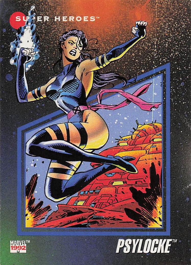 1992 Impel Marvel Universe Non_sport Psylocke #51