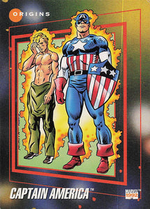 1992 Impel Marvel Universe Non_sport Captain America #166