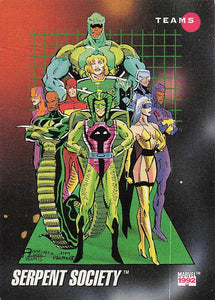 1992 Impel Marvel Universe Non_sport Serpent Society #183