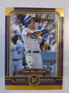 2019 Topps Museum Collection Baseball Amethyst 58/99 Cody Bellinger #49