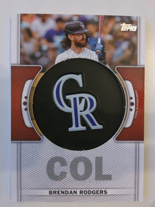 2023 Topps Baseball Commemorative Team Logo Patches Brendan Rodgers #TLP-BR