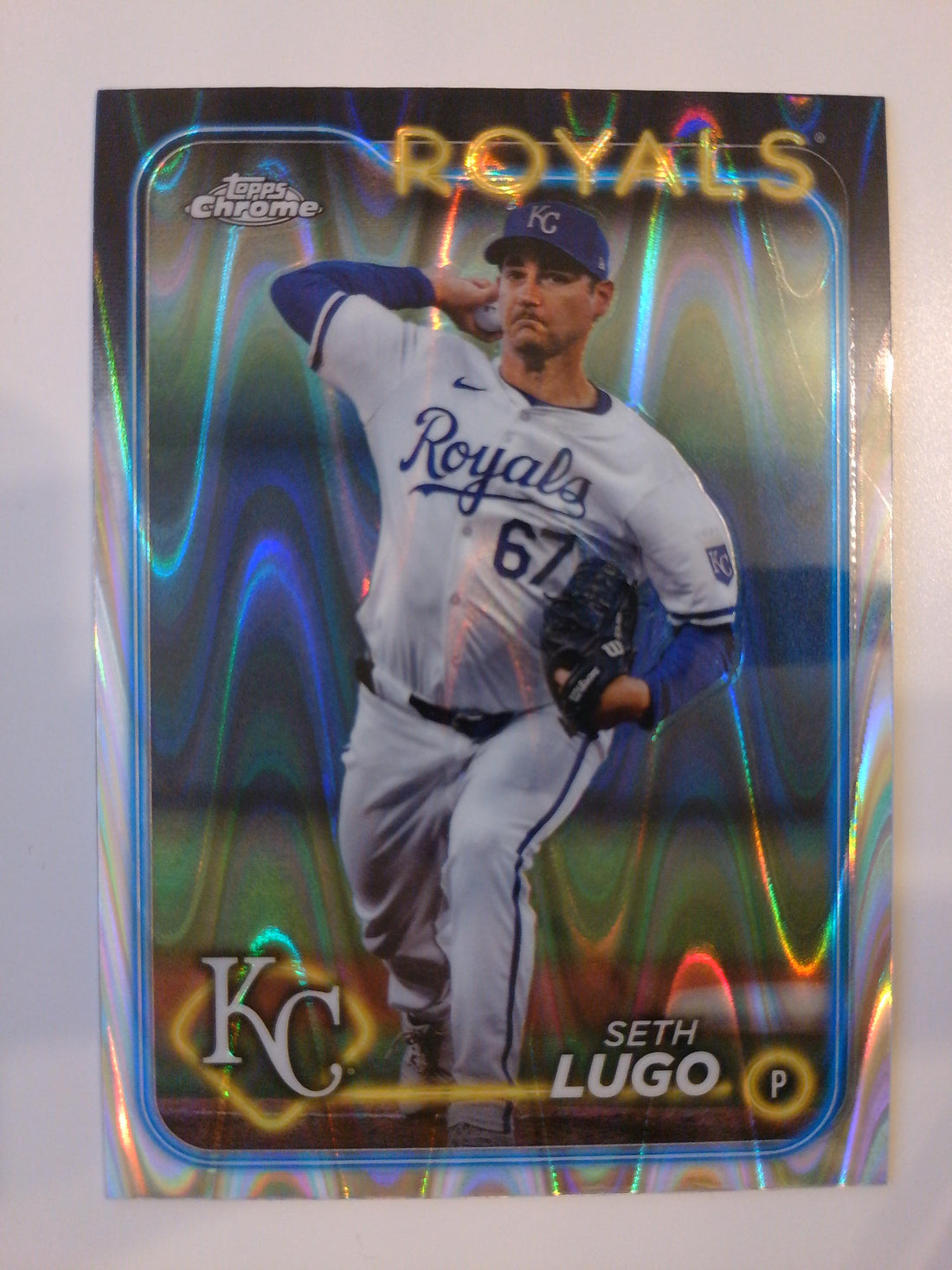 2024 Topps Chrome Baseball Raywave Refractors Seth Lugo #181