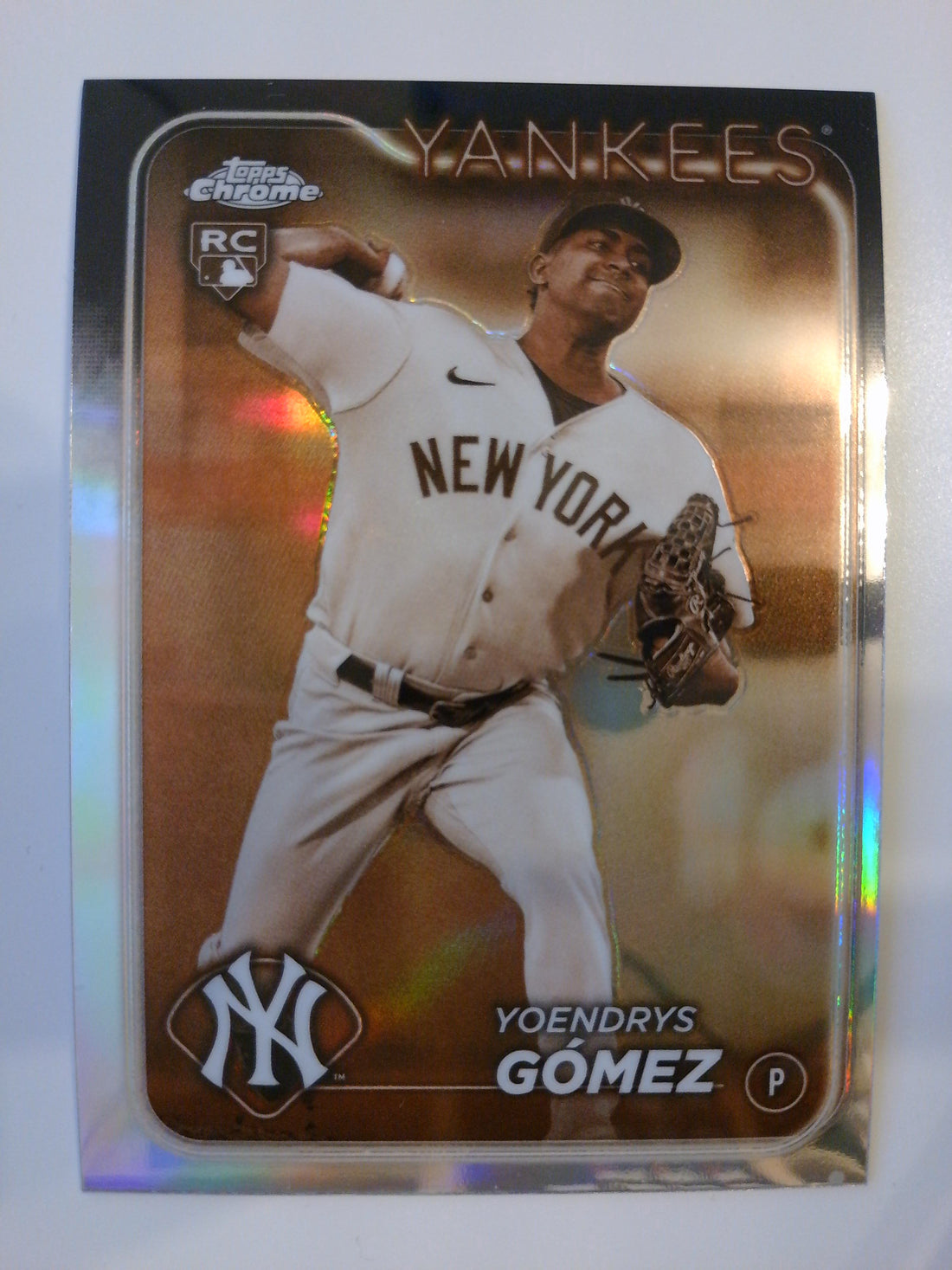 2024 Topps Chrome Baseball Sepia Refractors Yoendrys Gómez #160 Rookie