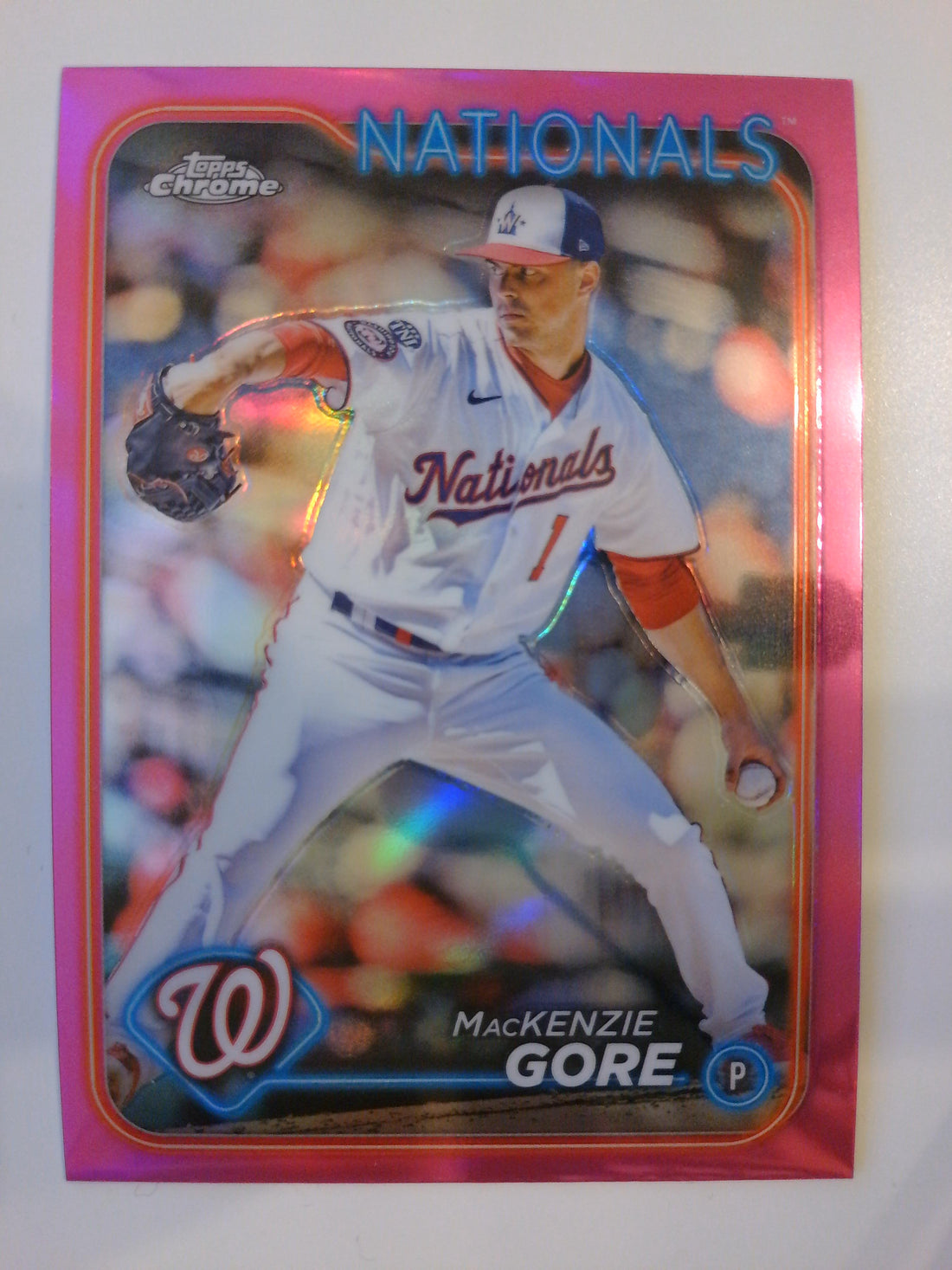 2024 Topps Chrome Baseball Pink Refractors MacKenzie Gore #94