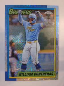 2025 Topps Baseball 1990 Topps Chrome William Contreras #T90C-125