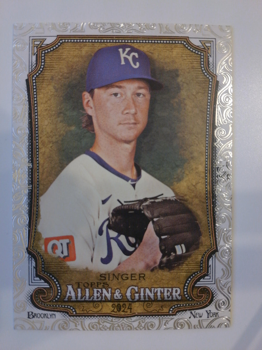 2024 Topps Allen & Ginter Baseball Foil Filigree Brady Singer #324