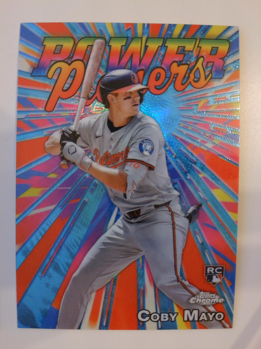2025 Topps Chrome Baseball Power Players Coby Mayo #PP-21
