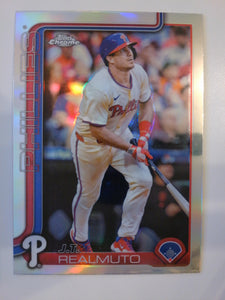 2025 Topps Chrome Baseball Refractors J.T. Realmuto #2