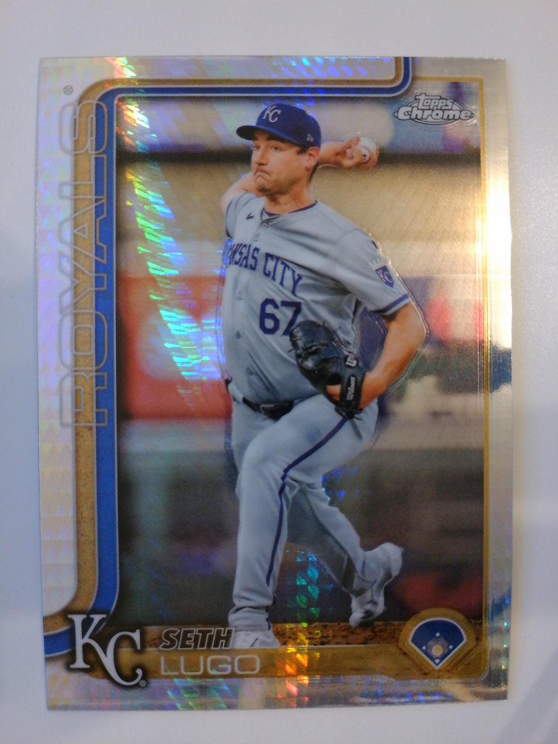 2025 Topps Chrome Baseball Prism Refractors Seth Lugo #94