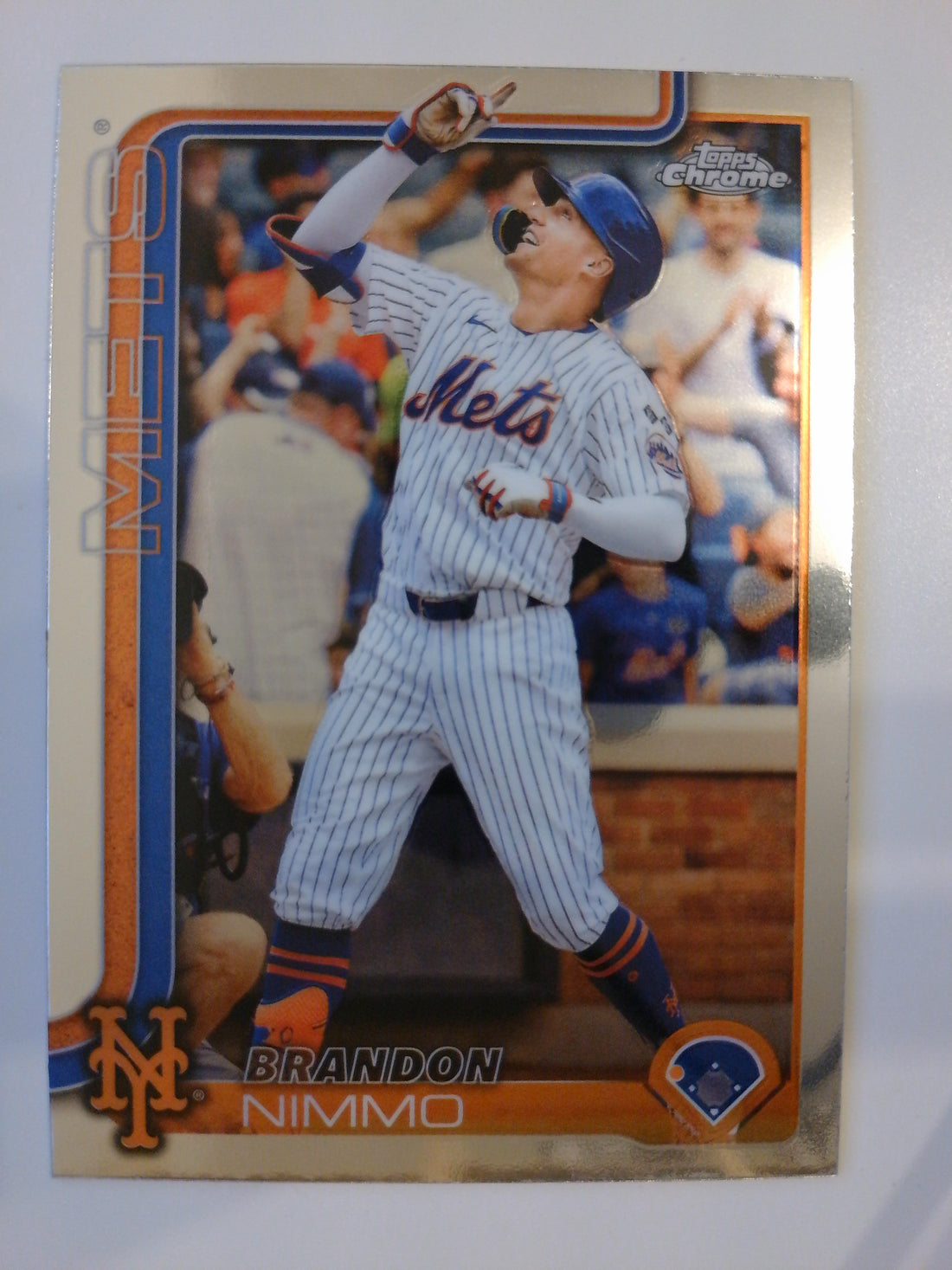 2025 Topps Chrome Baseball Brandon Nimmo #280